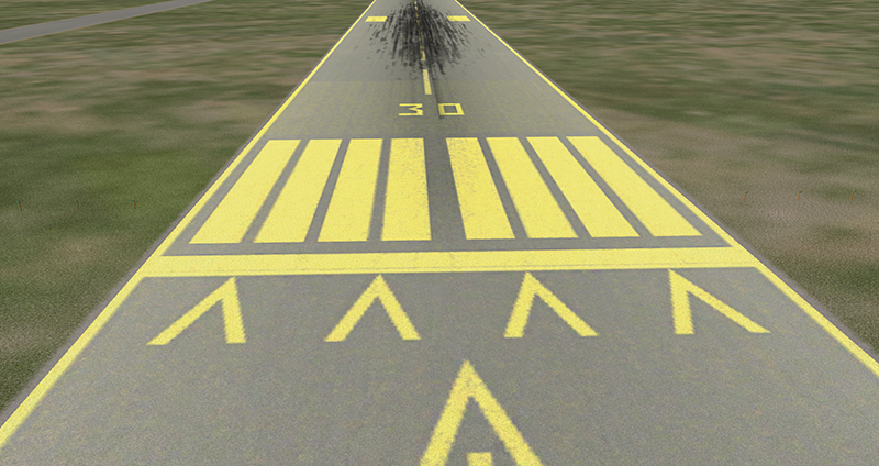 Yellow Runway Markings Misc Scenery Resources X Pilot