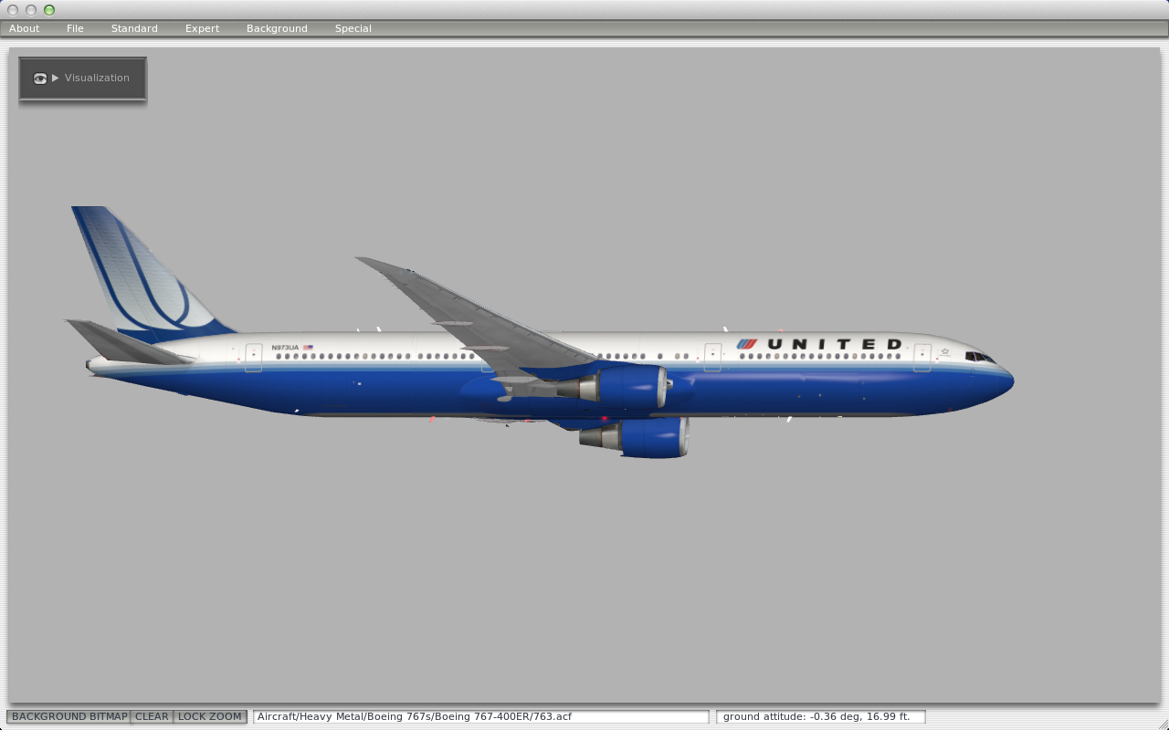 More information about "United Airlines - Blue Tulip 767-400ER (Fictional Livery)"