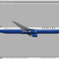 More information about "United Airlines - Blue Tulip 767-400ER (Fictional Livery)"