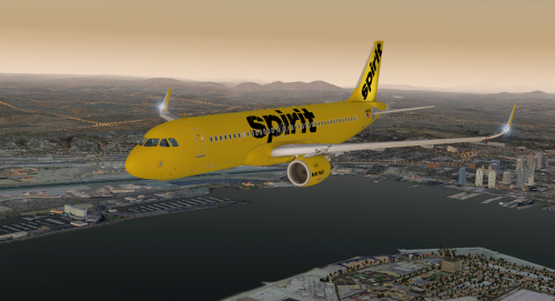 More information about "Bare Fare Spirit Airlines N607NK -- Jardesign A320 v1.0"