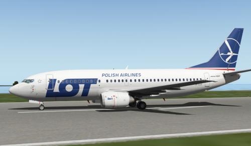 More information about "LOT Polish Airlines current livery Boeing 733 IXEG"