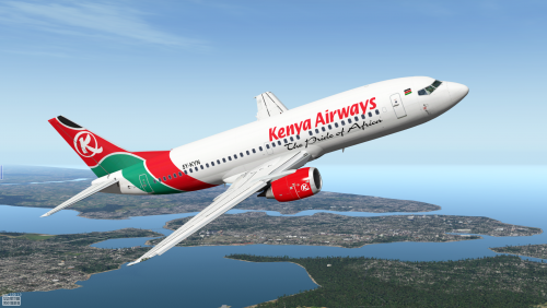 More information about "Kenya Airways - IXEG B737-300"