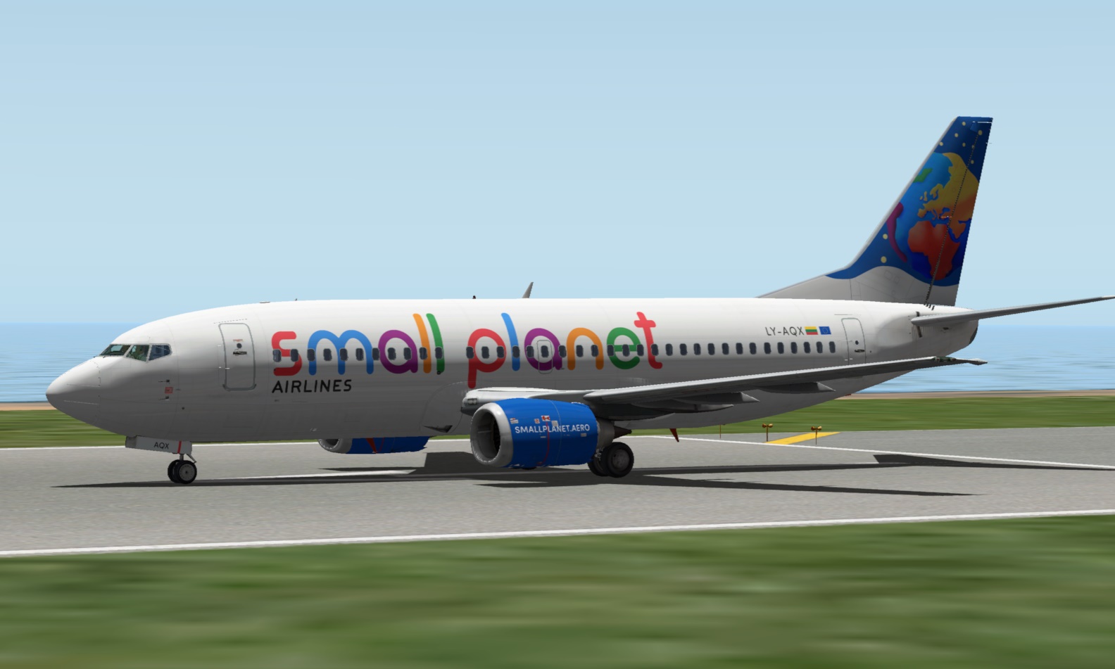 More information about "Small Planet Airlines livery Boeing 733 IXEG"