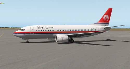 More information about "Meridiana Livery for IXEG 737 Classic"