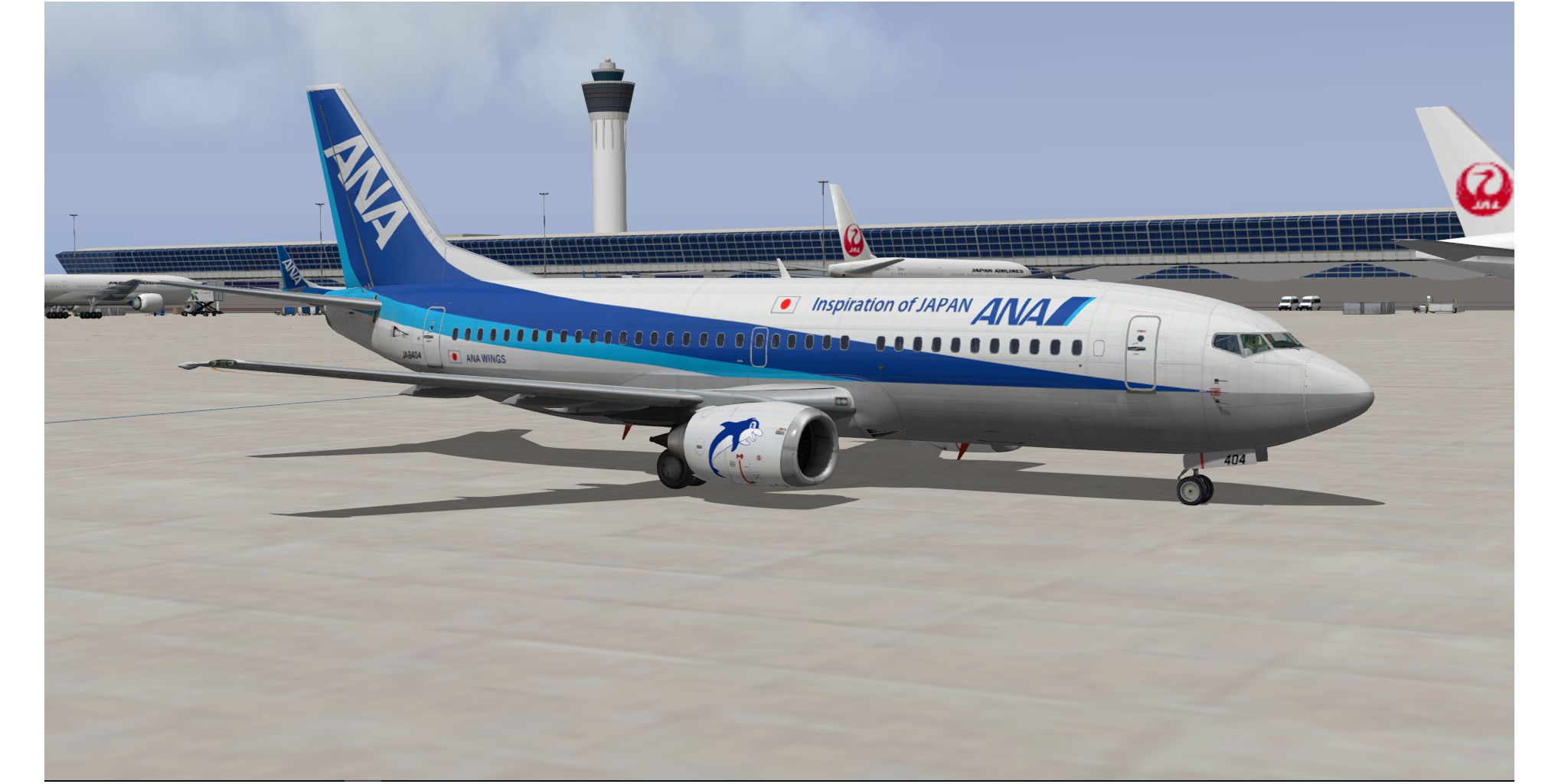 IXEG B737-300 ANA Wings - IXEG 737 Classic - X-Pilot