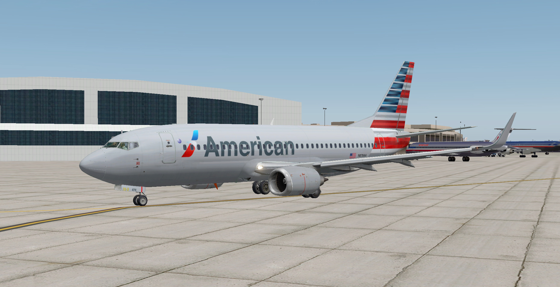 IXEG 737-300 American (Current) [Fictional] N676AA - IXEG 737