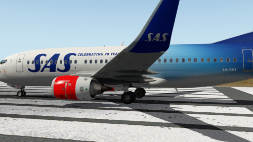 More information about "SAS 70 Years Celebration Fictional Livery for IXEG 737 Classic"