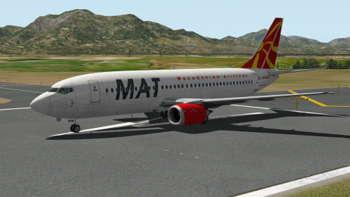 More information about "MAT Macedonian Airlines Livery for IXEG 737 Classic"
