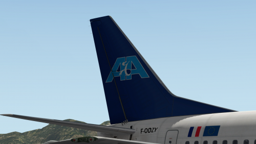 More information about "Air Austral Livery (F-ODZY) for IXEG 737 Classic"