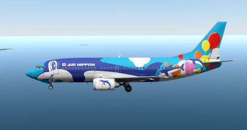 More information about "Air Nippon Island Dolphin livery Boeing 733 IXEG"