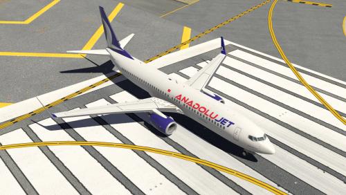 More information about "AnadoluJet TC-JFT Livery for ZIBO B737-800 or Default B737-800"