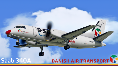 More information about "LES Saab 340 | Danish Air Transport | LY-RUS"