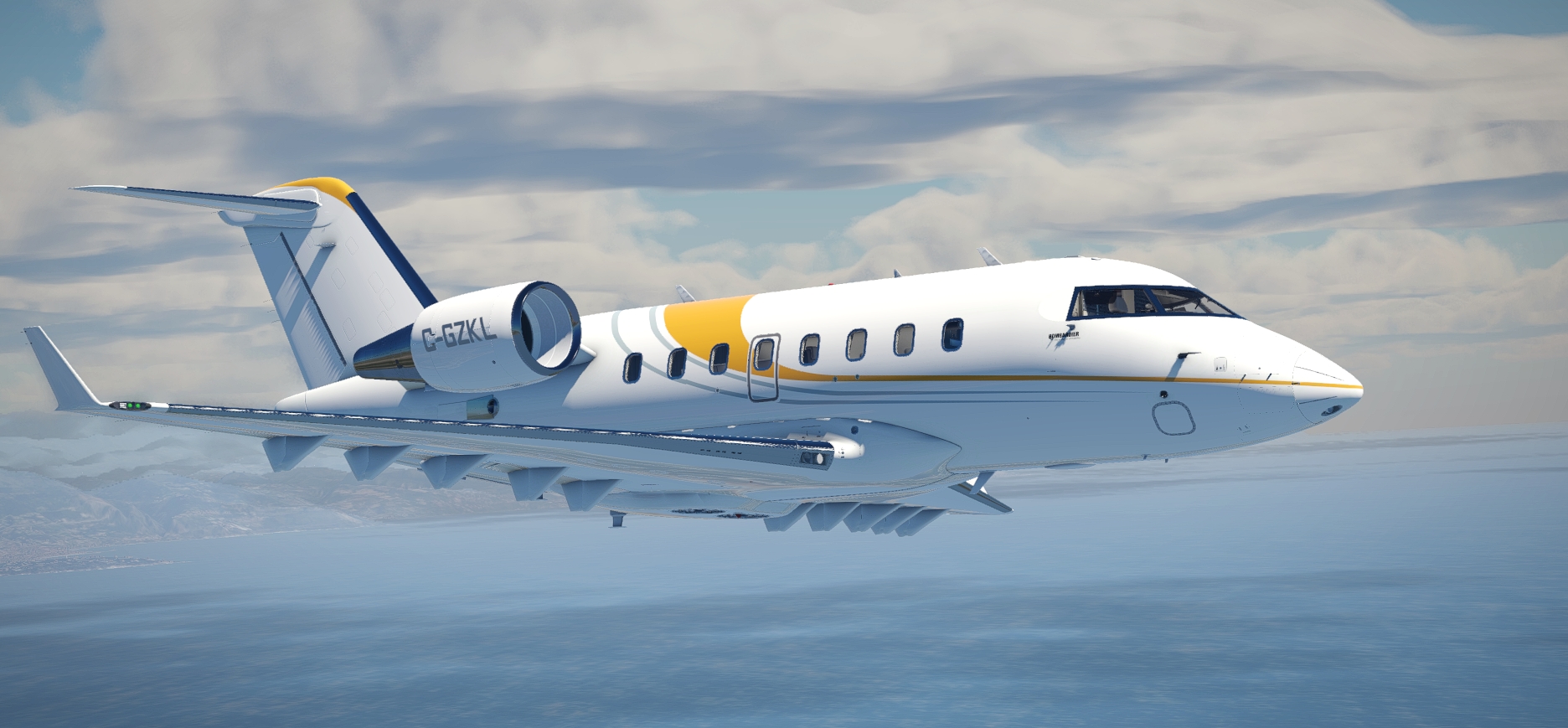 Hot Start - Challenger 650 - Bombardier House Livery