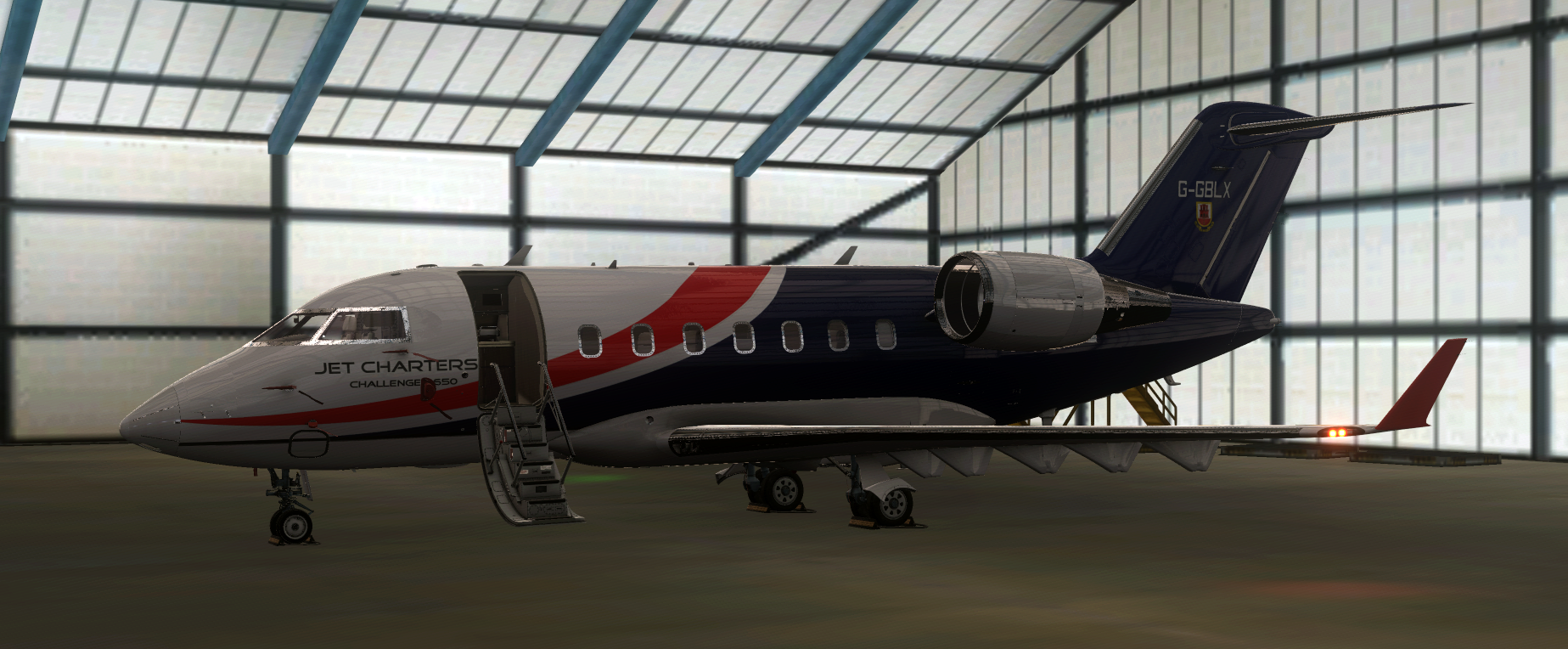 Challenger 650 - Jet Charters livery