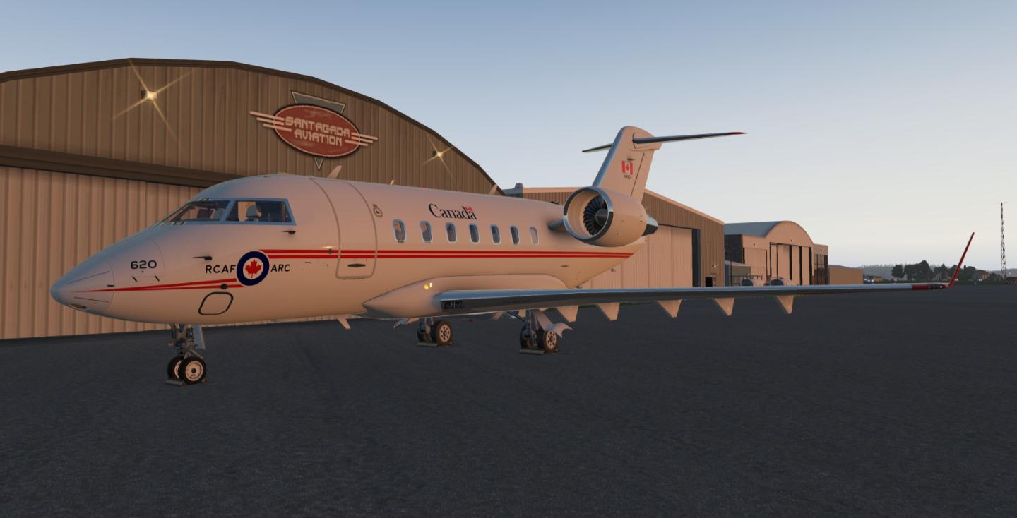 More information about "RCAF 412 Squadron for Hot Start Challenger 650 with Custom FBO"