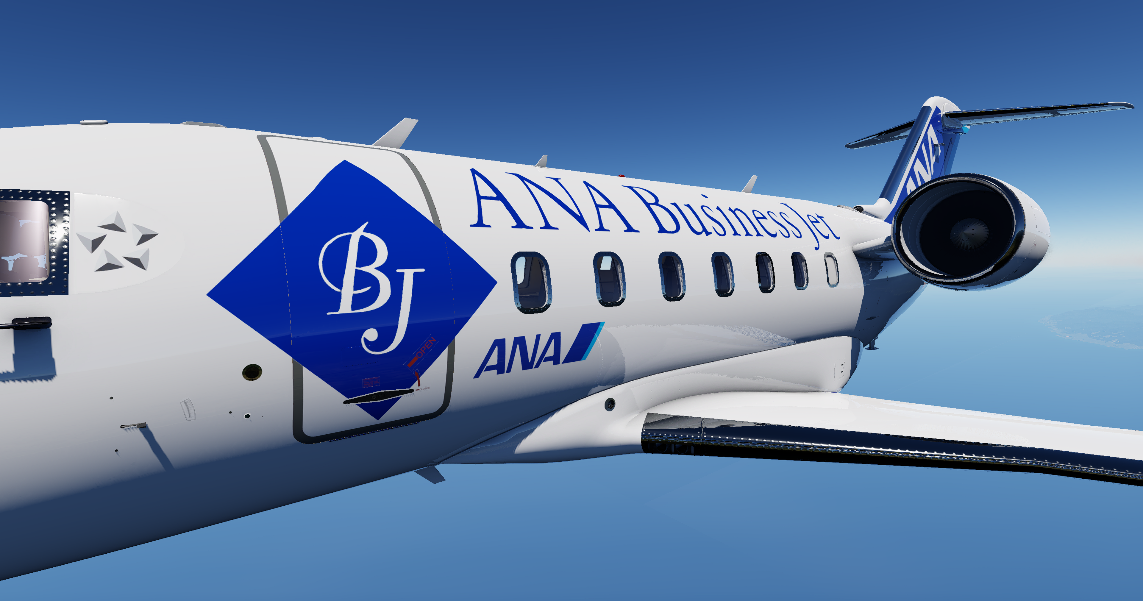 ANA Business Jet (fictional) - Hot Start Challenger 650