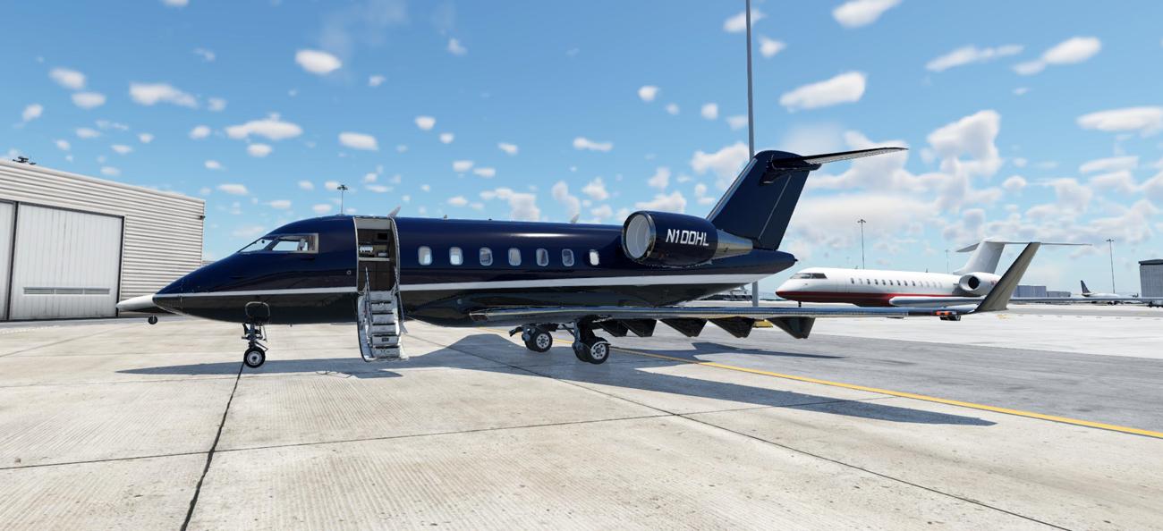 N800HL Dark Blue and Gray Challenger 650 (Fictional)
