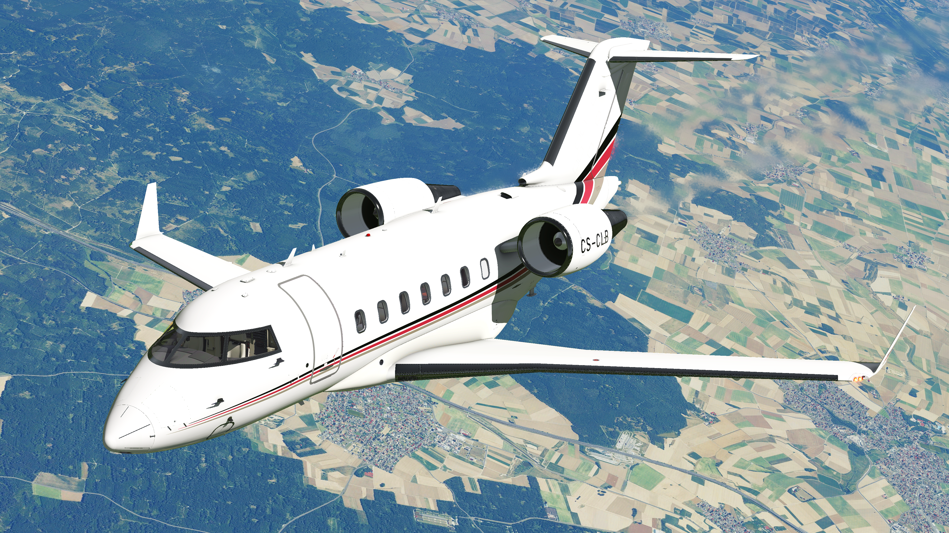Hot Start Challenger 650 NetJets Europe Livery - Hot Start