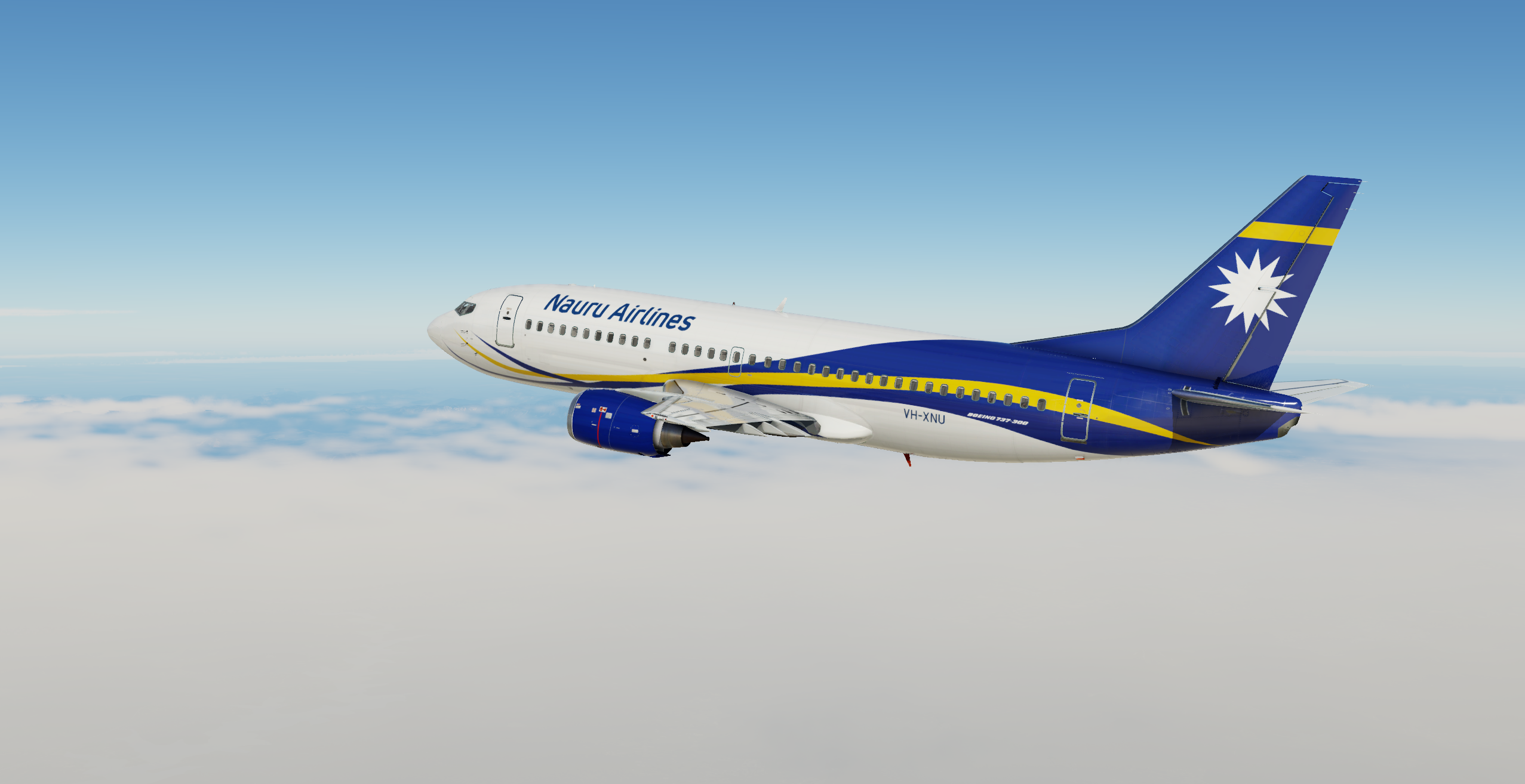 IXEG 737 Classic Nauru Airlines VH-XNU - IXEG 737 Classic - X-Pilot