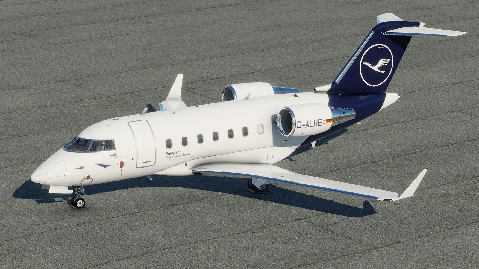 Lufthansa Flight School D-ALHE Hot Start Challenger 650