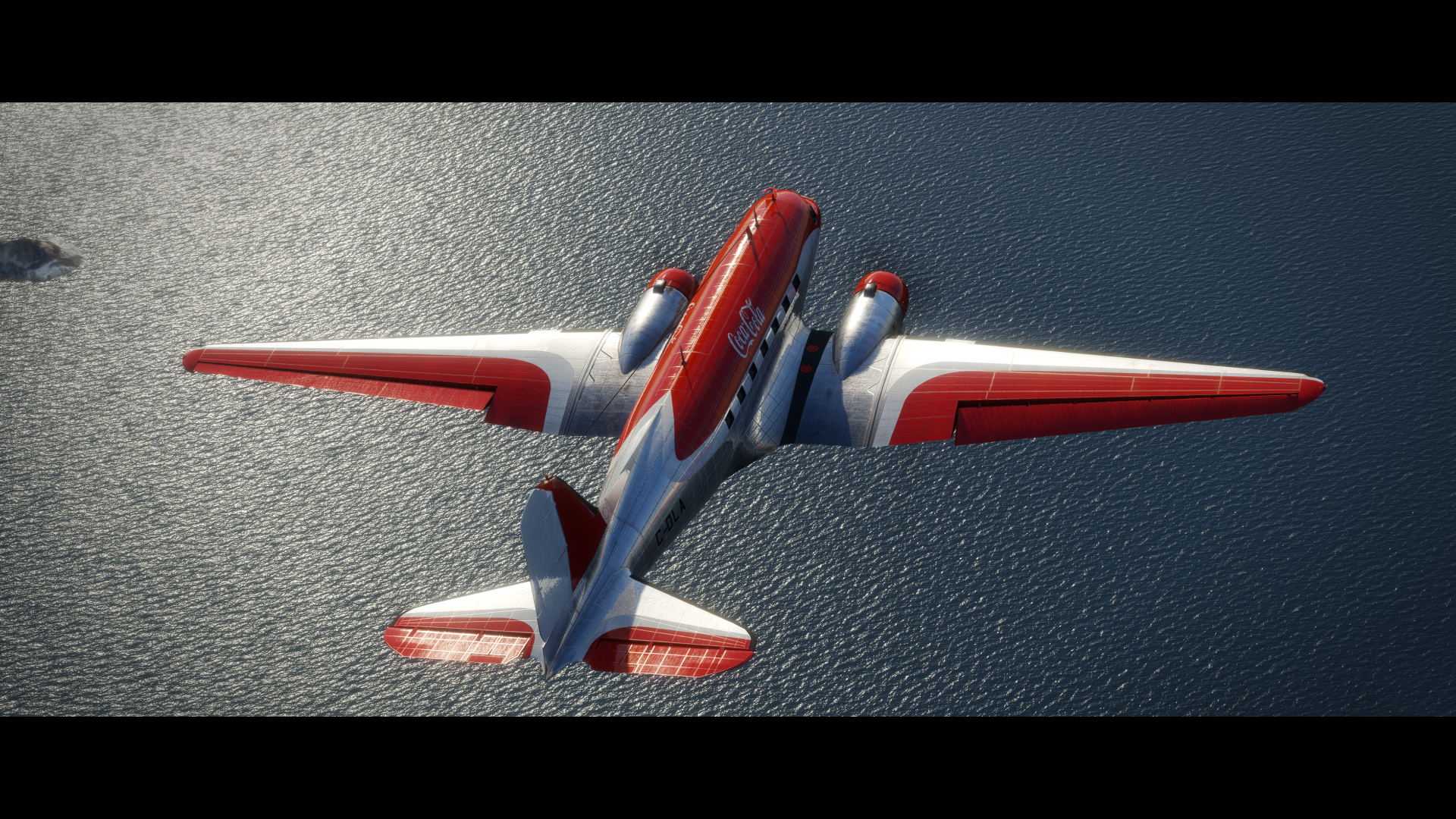 LES DC-3 v2 | Coca-Cola| C-COLA - Vintage - X-Pilot