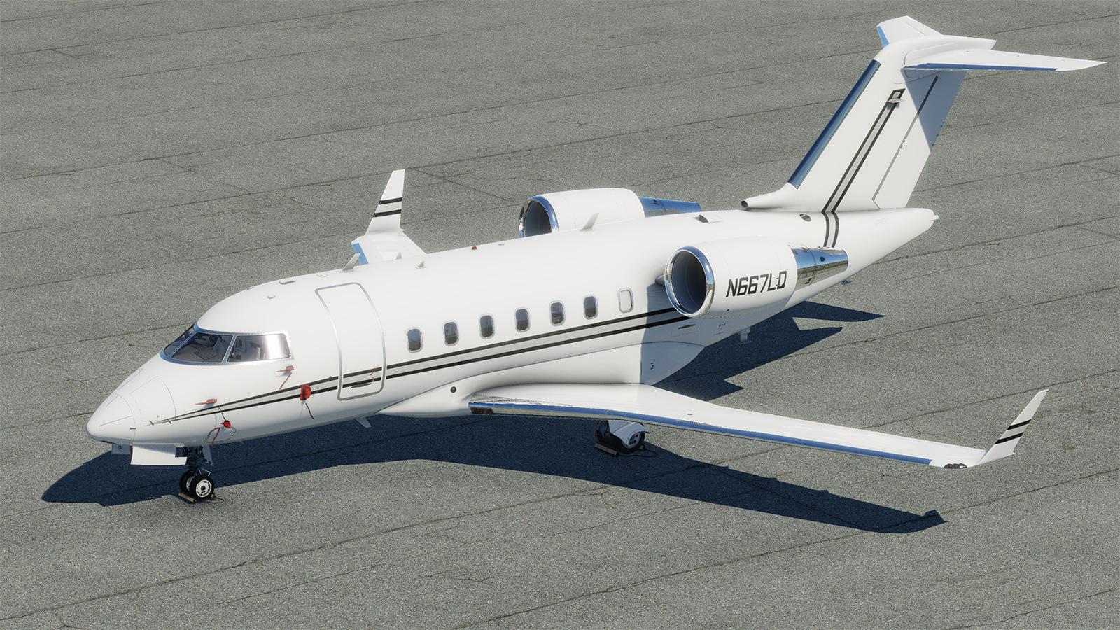 N667LQ Hot Start Challenger 650