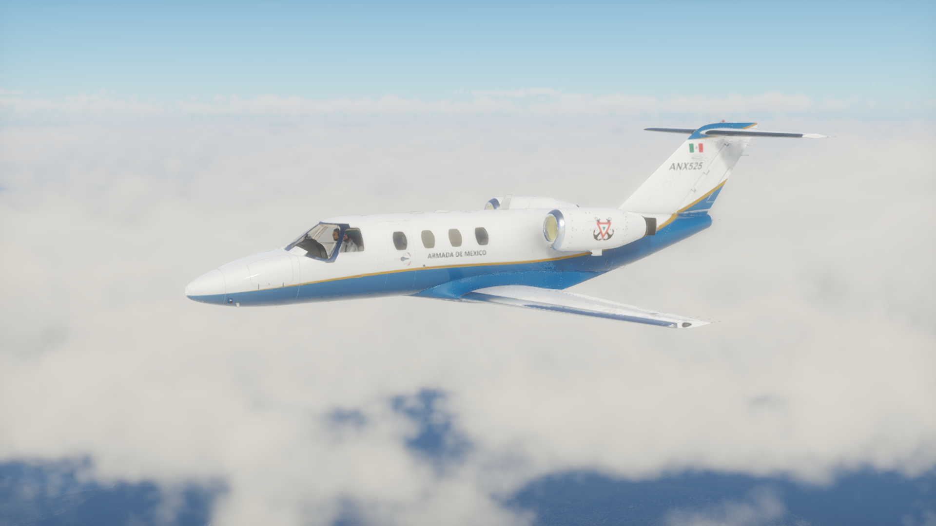 Mexican Navy TorqueSim CitationJet 525