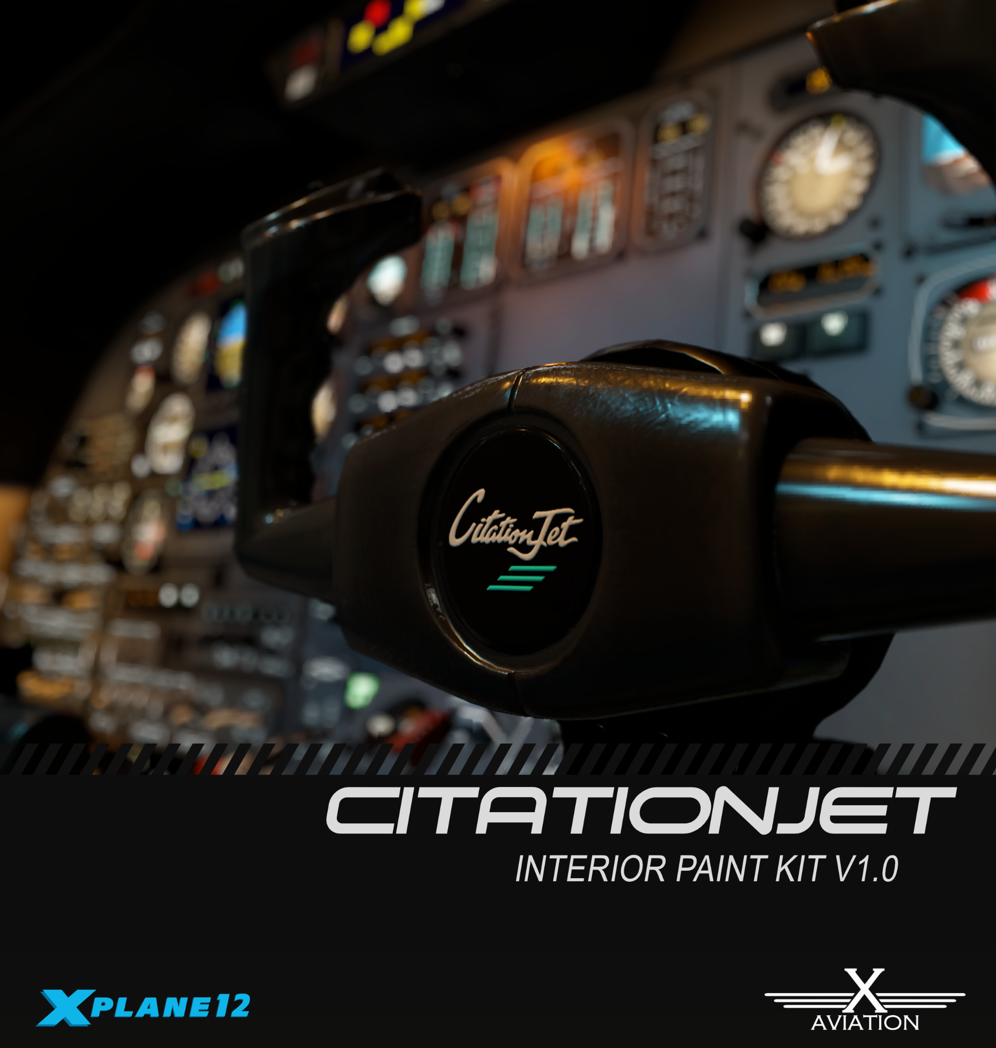 Official TorqueSim CitationJet 525 Paint Kit (interior)