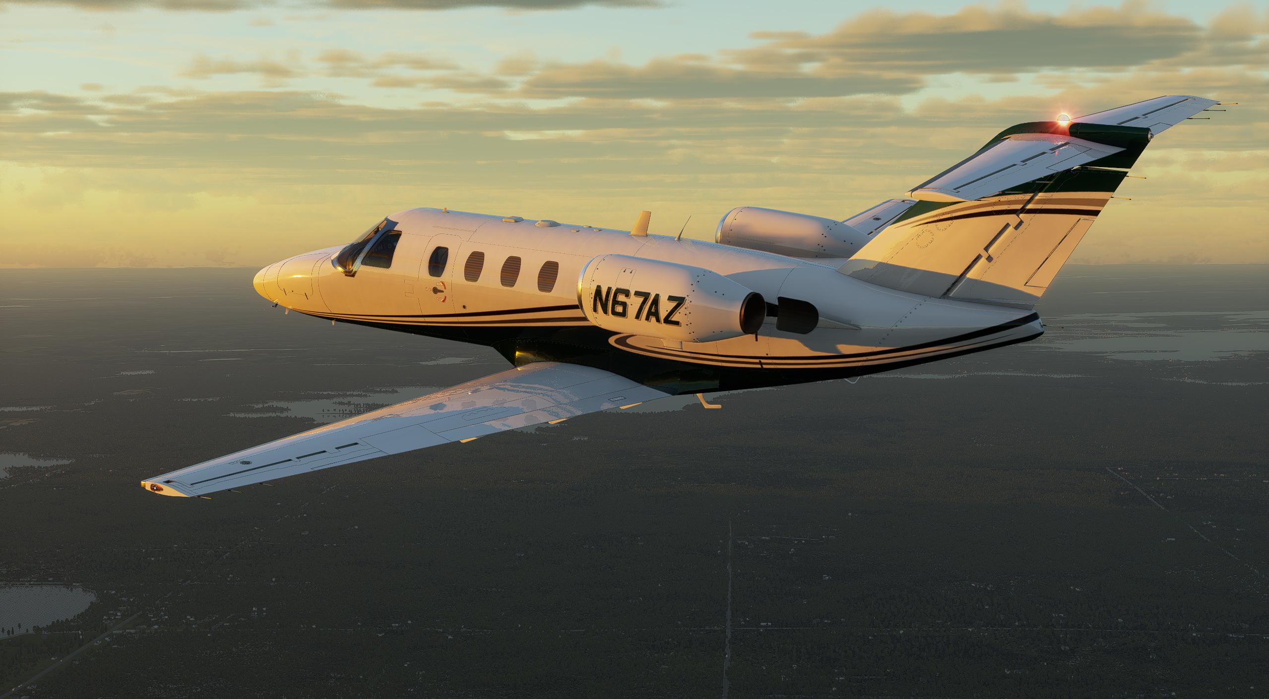N67AZ for TorqueSim C525 - Take Command! CitationJet 525 - X-Pilot