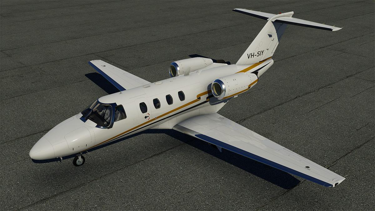 VH-SIY TorqueSim CitationJet 525