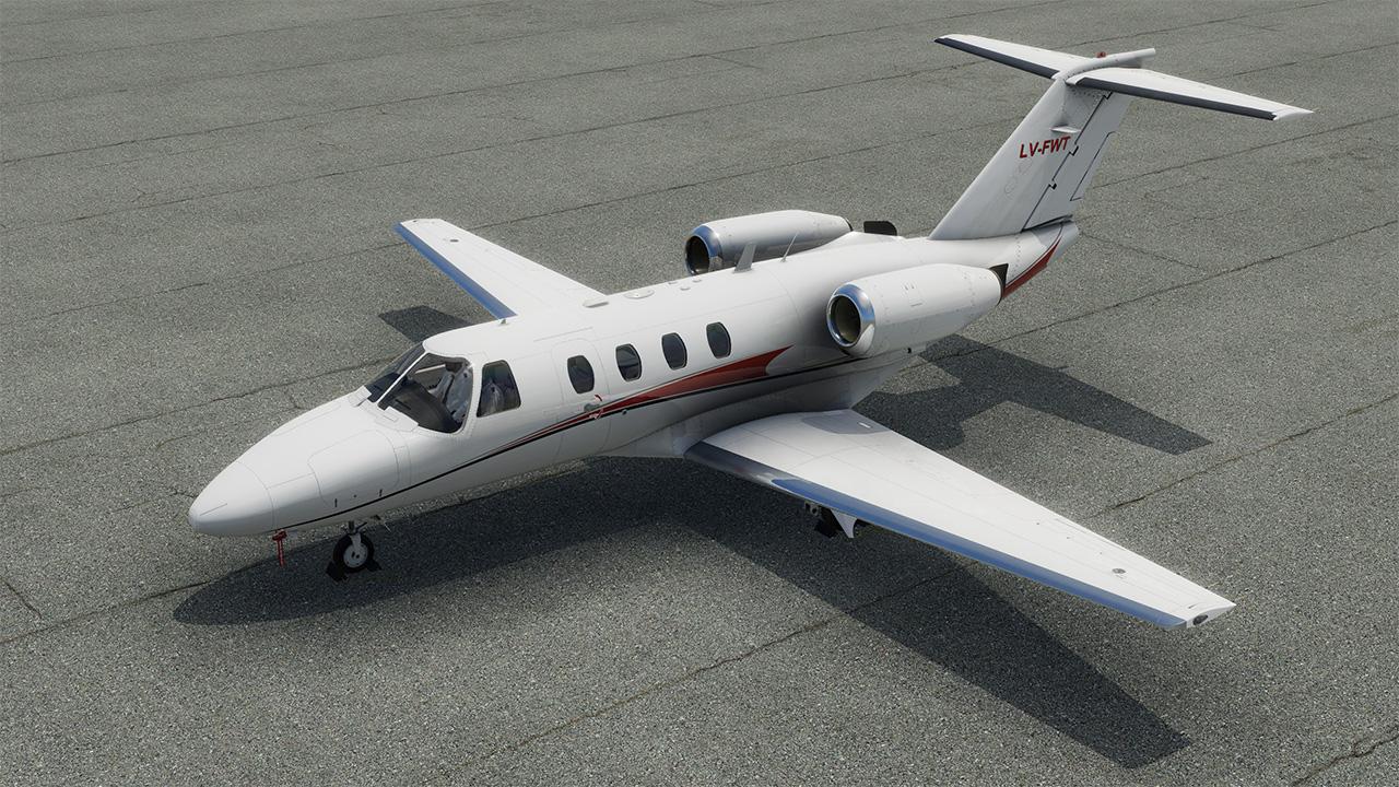 LV-FWT TorqueSim CitationJet 525