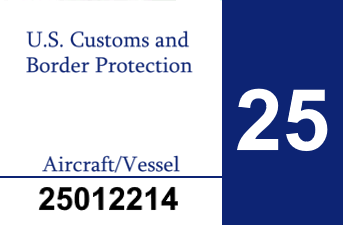 2025 Customs and Border Decal