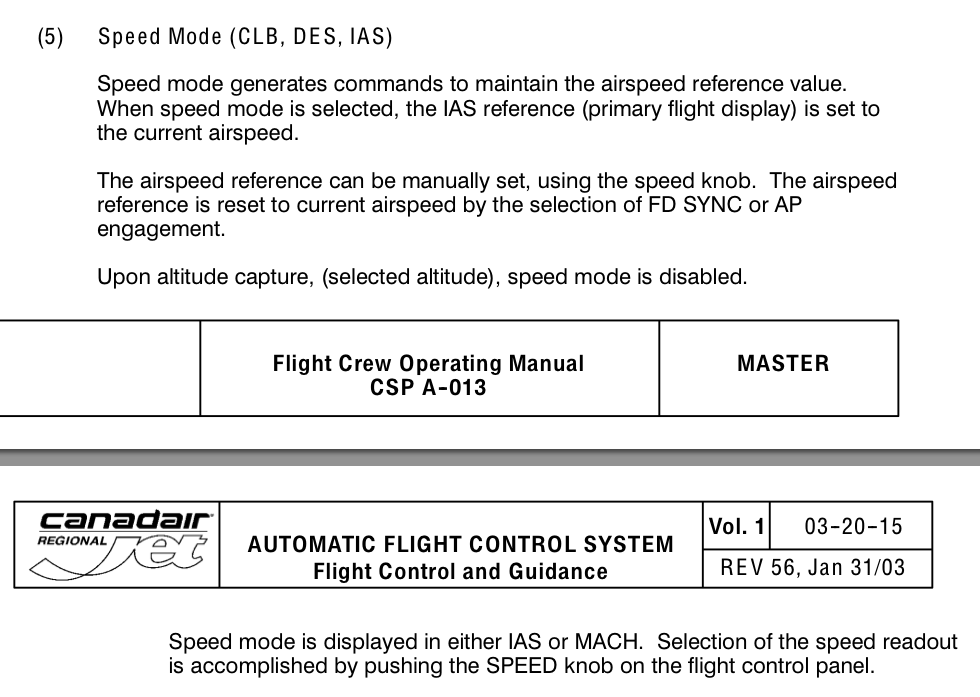 KTS MACH Change Over - Canadair CRJ-200 - X-Pilot