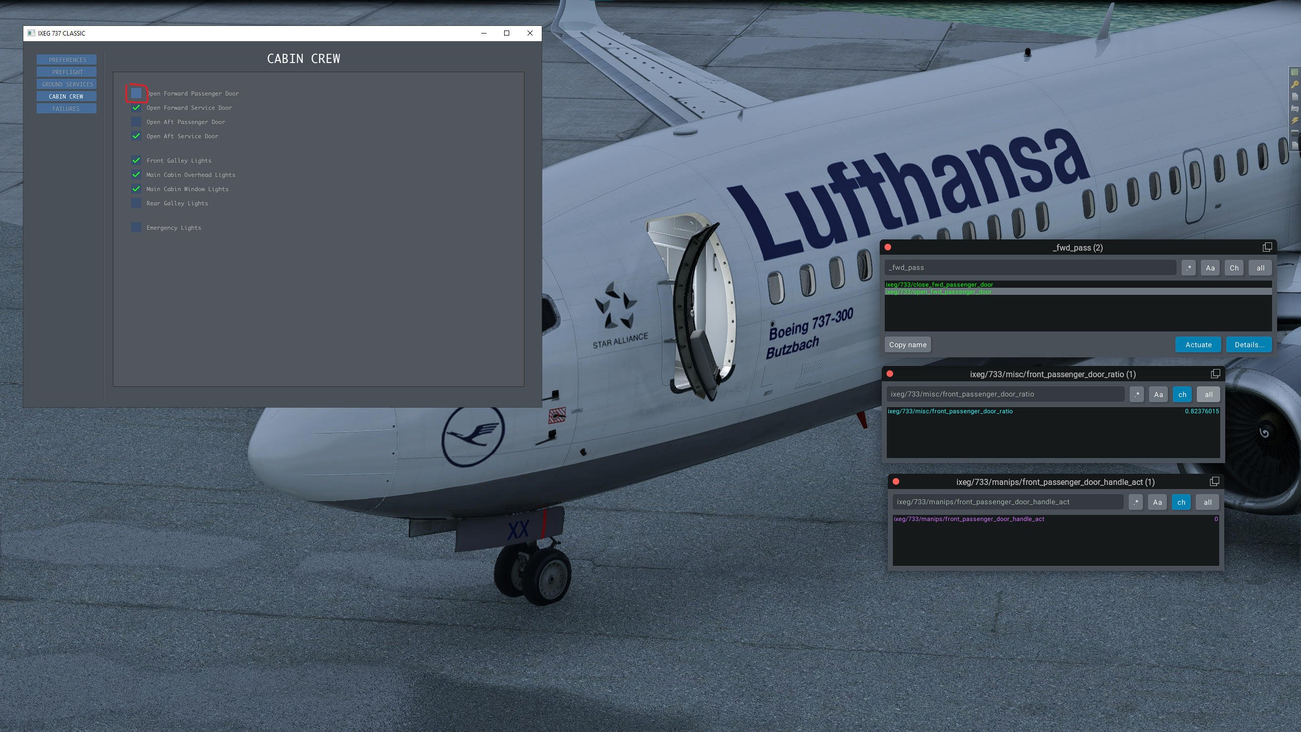 Doors do not close fully - 737-300 Aircraft Systems and Operation